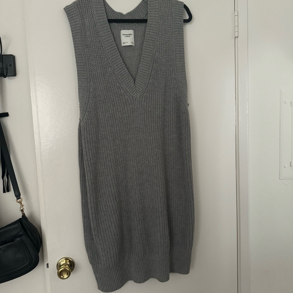 Abercrombie Grey Knit Sweater Dress